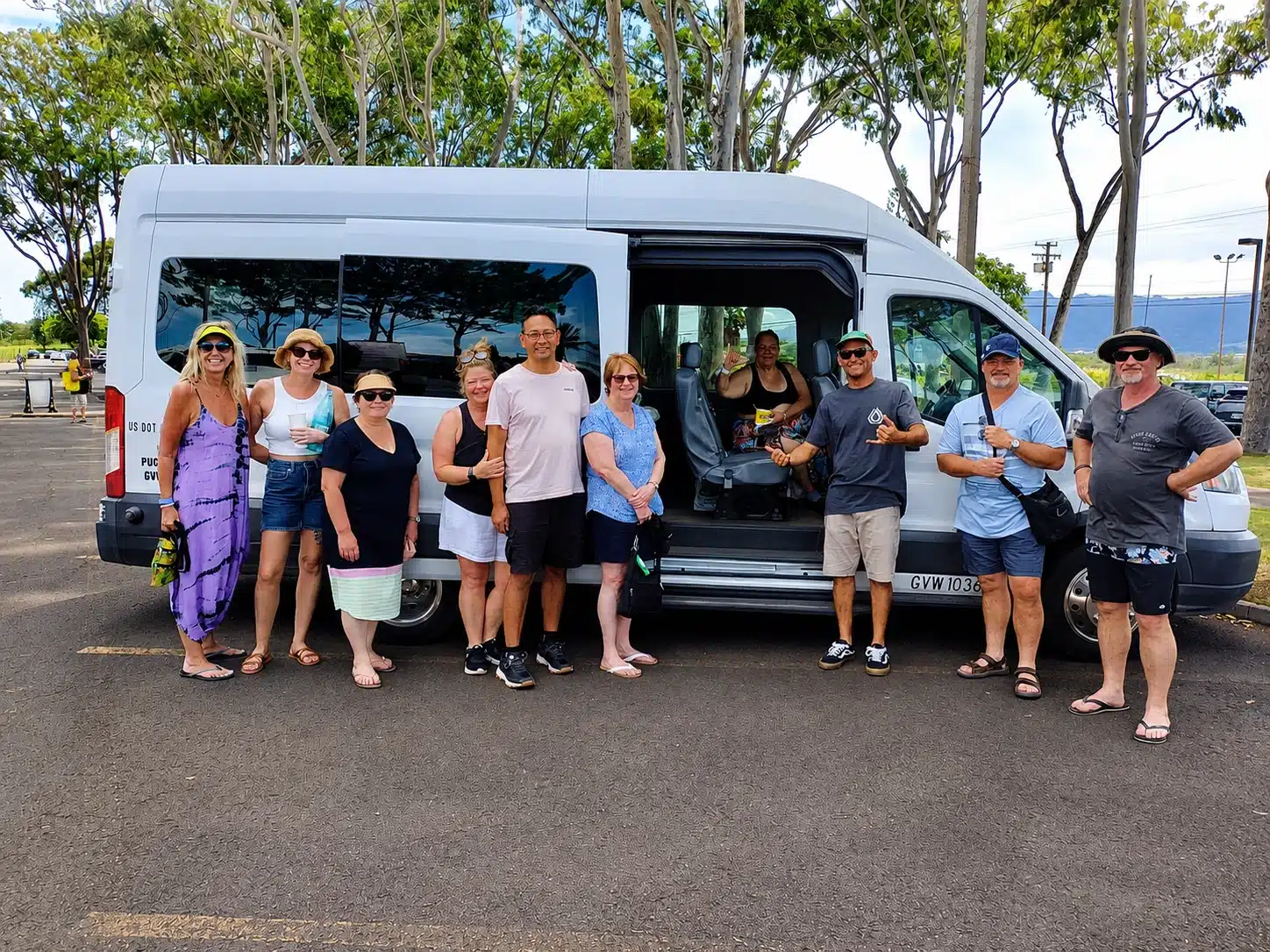 Guests enjoying a private Oahu tour