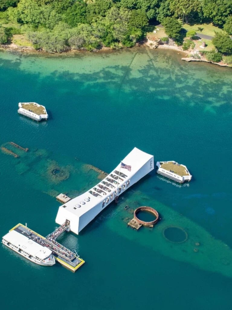 Pearl Harbor durante un tour privado en Oahu en español